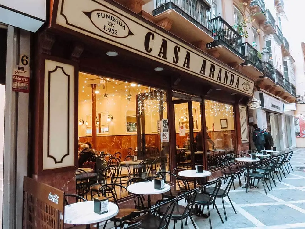 Casa Aranda churreria in Malaga