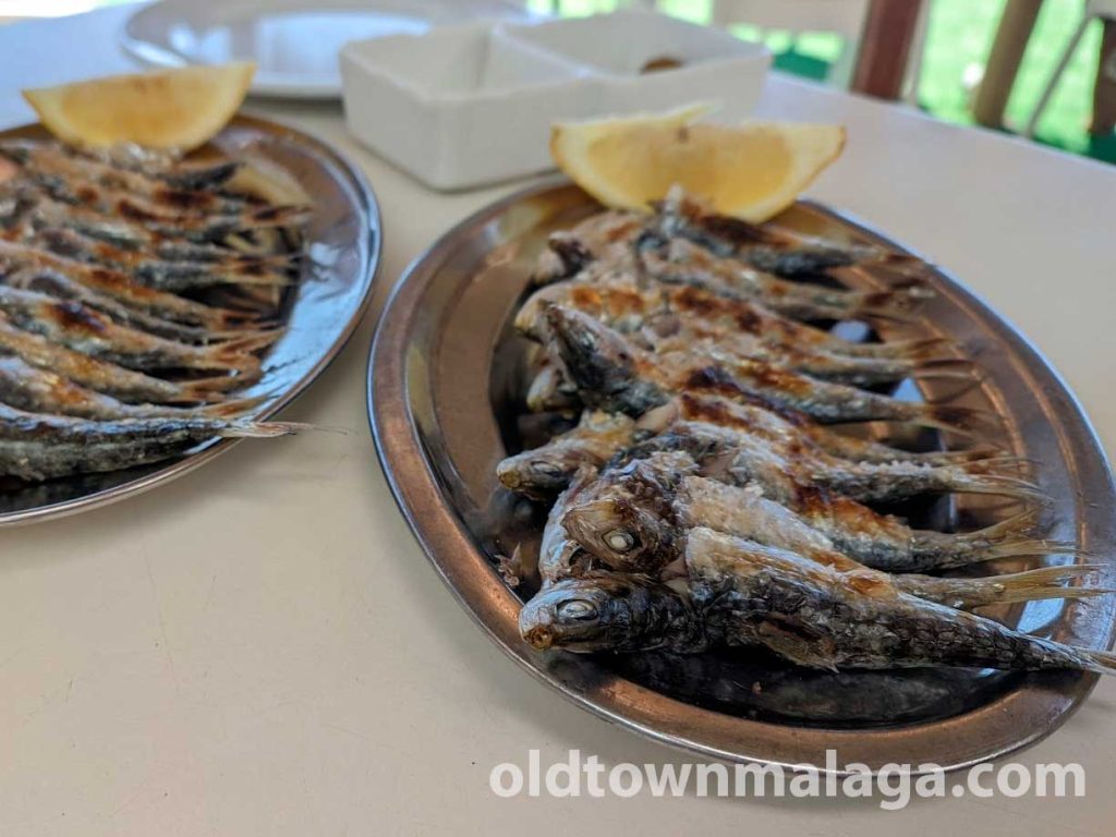 Traditional seafood on the Malaga coast
