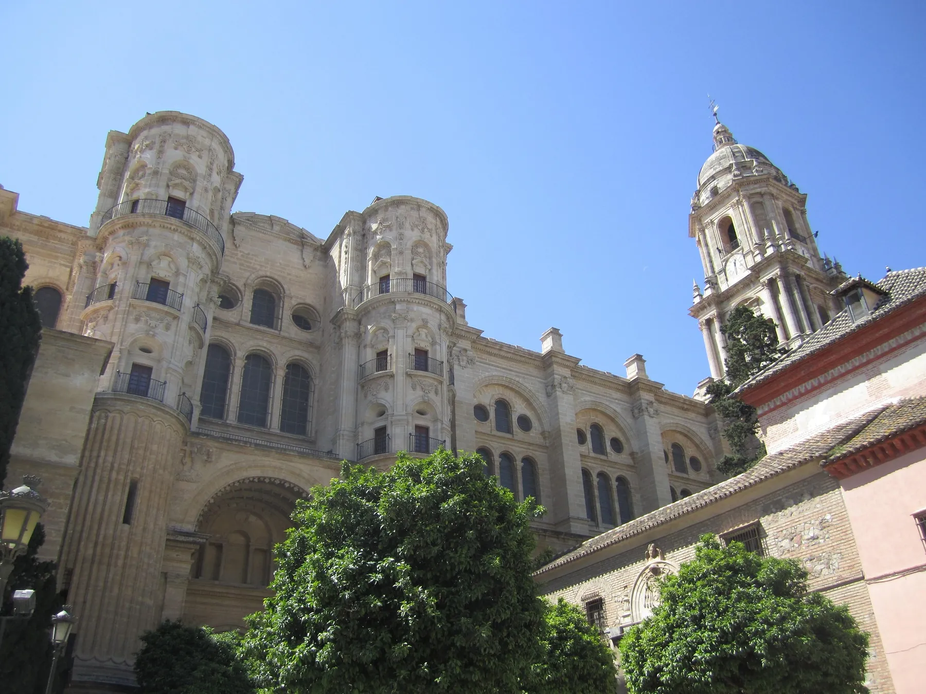 Cultural architecture in Malaga historic centre