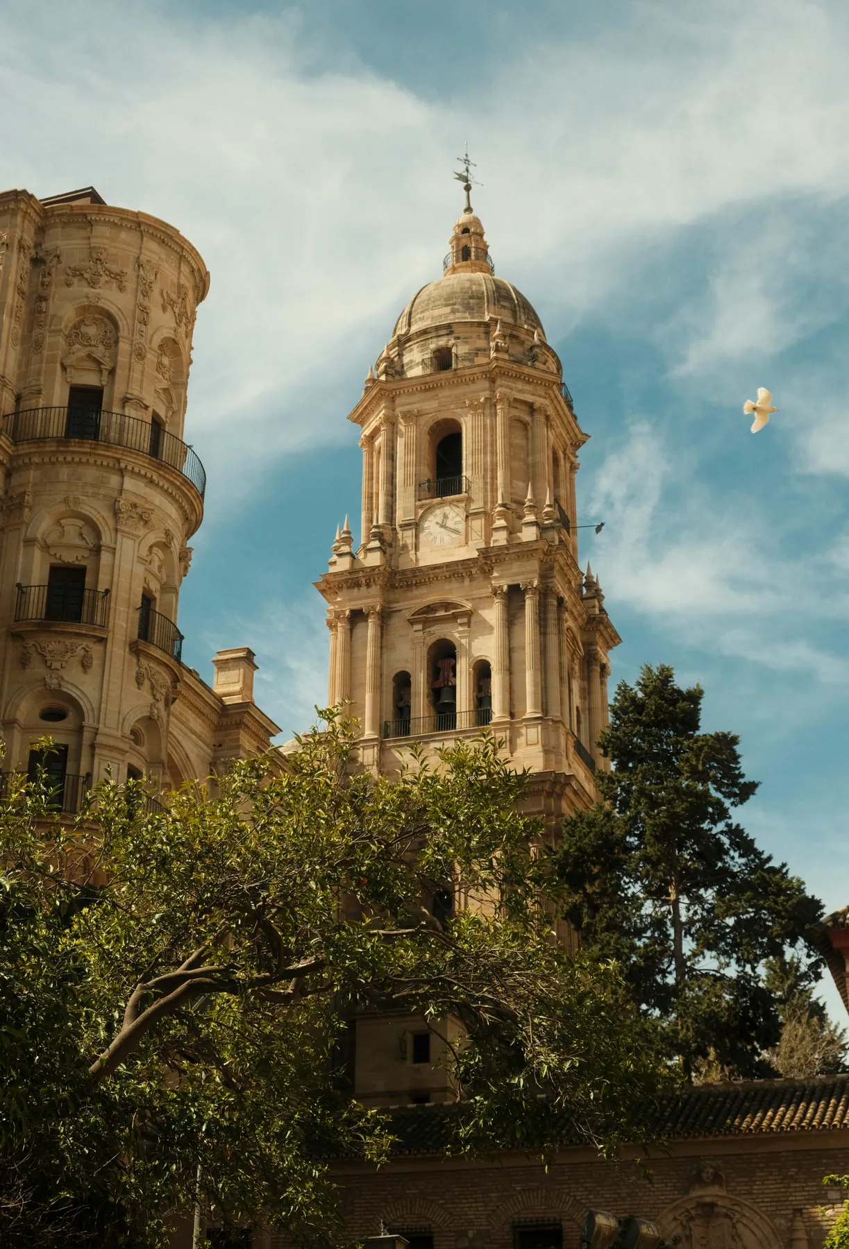 Historic Malaga architecture and gardens