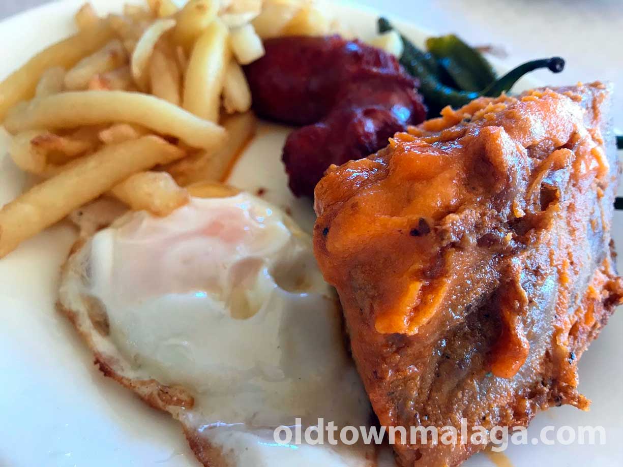 Plato de los Montes Málaga