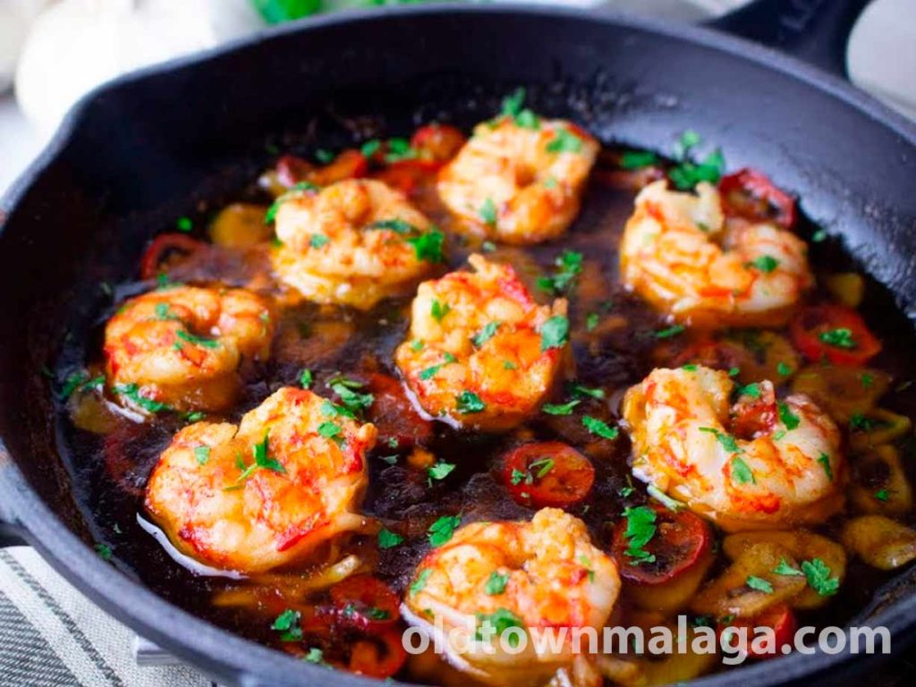 Gambas Pil Pil Málaga Cuisine